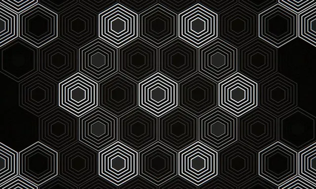 5:3 Wide | Dynamic Geometric Hexagon 60fps VJ Screensaver Loop