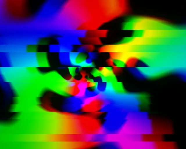 5:4 Industrial | 60fps Glitch Art Neon Shift Screensaver Motion Loop VJ