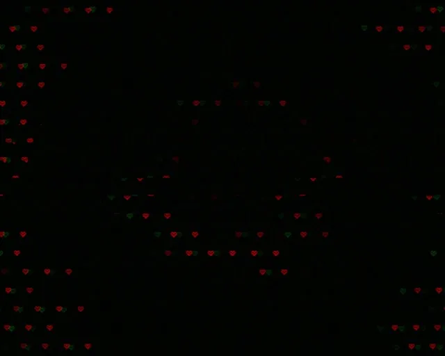 5:4 Industrial | Falling Hearts 60fps VJ Screensaver Motion Background