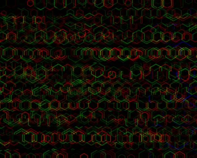 5:4 Industrial Neon Hexagon Matrix 60fps Live Wallpaper