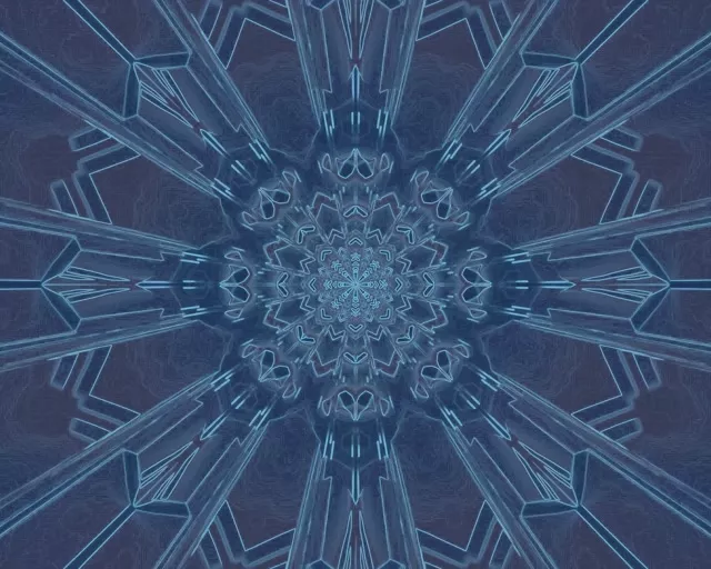 5:4 ইন্ডাস্ট্রিয়াল নিয়ন টানেল 60fps স্ক্রিনসেভার ফ্র্যাক্টাল কেলিডোস্কোপ VJ লুপ