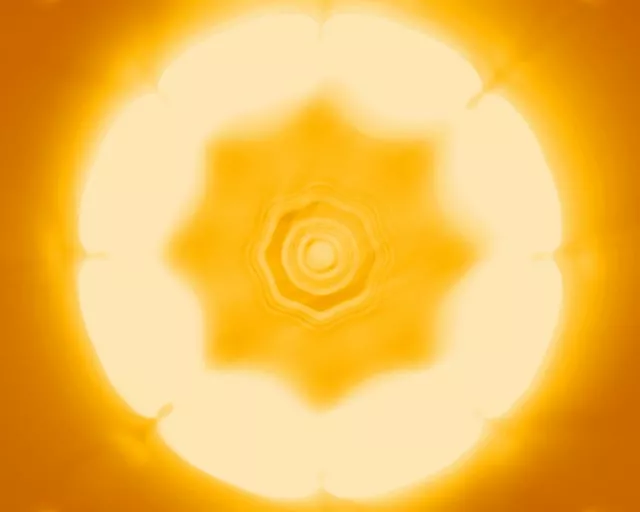 5:4 Industrial Neon Tunnel Glowing Concentric Circles VJ Loop 60fps Screensaver