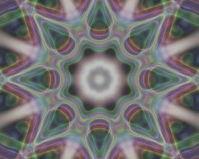 Túnel de Neon 5:4 Industrial Vórtice Caleidoscópio 60fps Protetor de Tela Loop