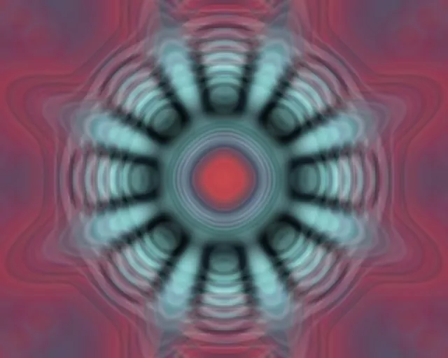 5:4 Industrial Tuneli Neon Cyan Radial Vortex Pulsues 60fps VJLoops Screensaver