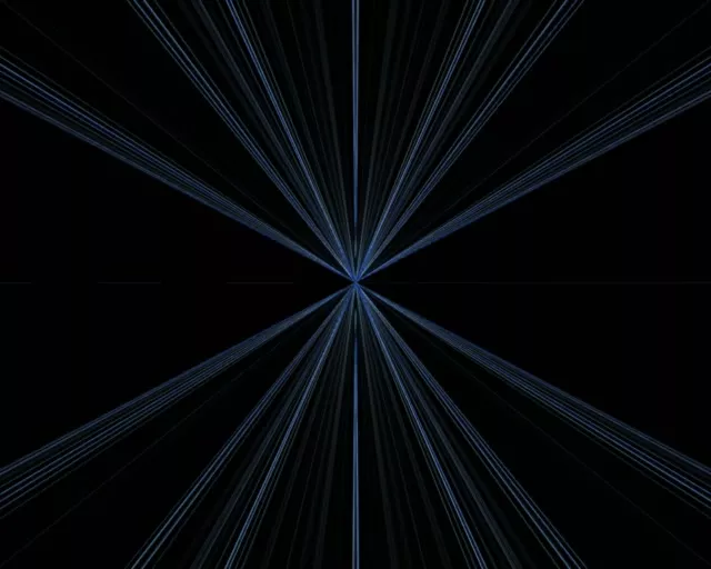 5:4 Industrial Neon Tunnel Screensaver 60fps Radiating Lines VJ Loop