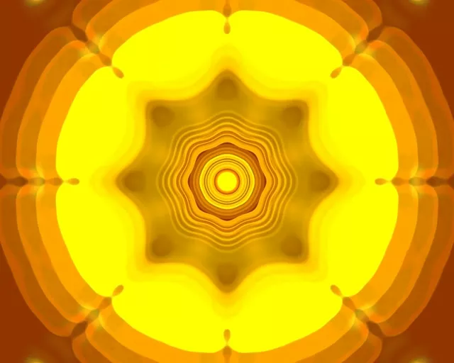 5:4 ইন্ডাস্ট্রিয়াল নিয়ন টানেল VJLoops 60fps স্ক্রিনসেভার পালসেটিং স্টার ভরটেক্স