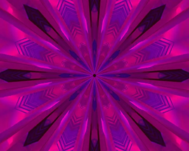 5:4 ইন্ডাস্ট্রিয়াল নিয়ন টানেল VJLoops 60fps স্ক্রিনসেভার রেডিয়াল বার্স্ট