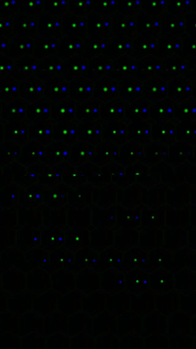 9:16 Reels | 60fps Screensaver - Digital Particle Dots Motion Background