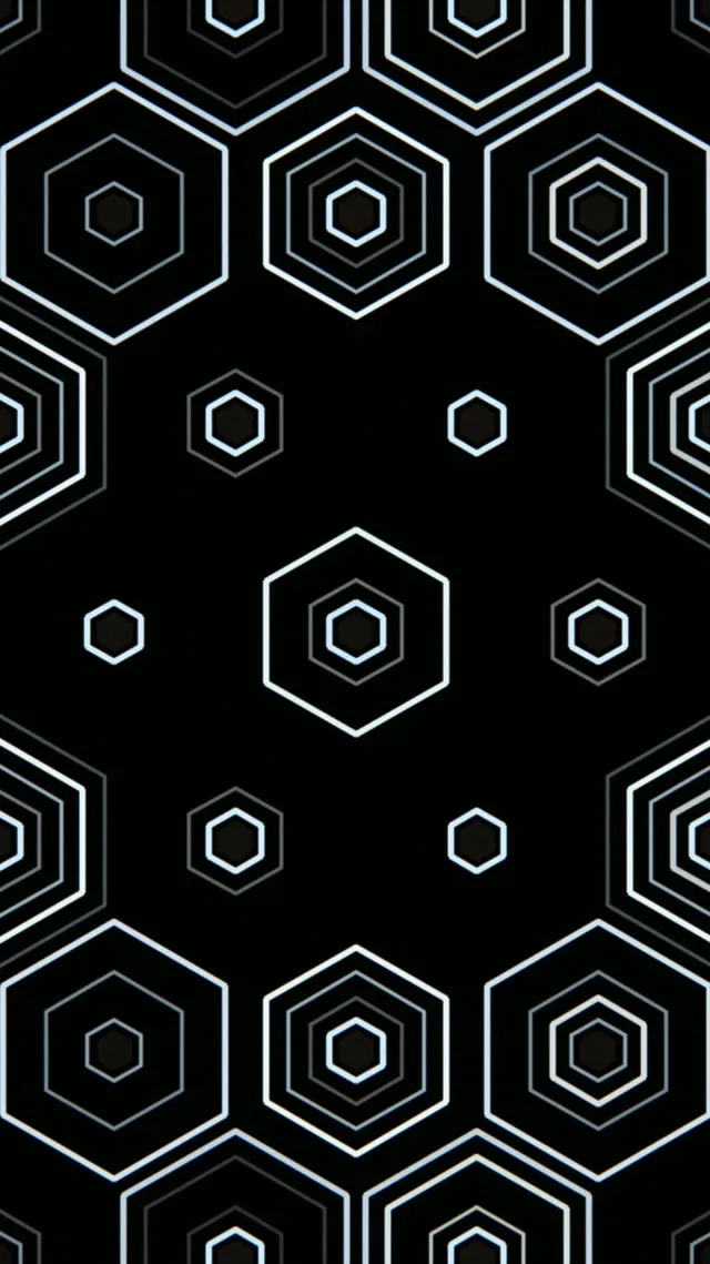 9:16 Reels | Animated Hexagon Motion 60fps Live Wallpaper