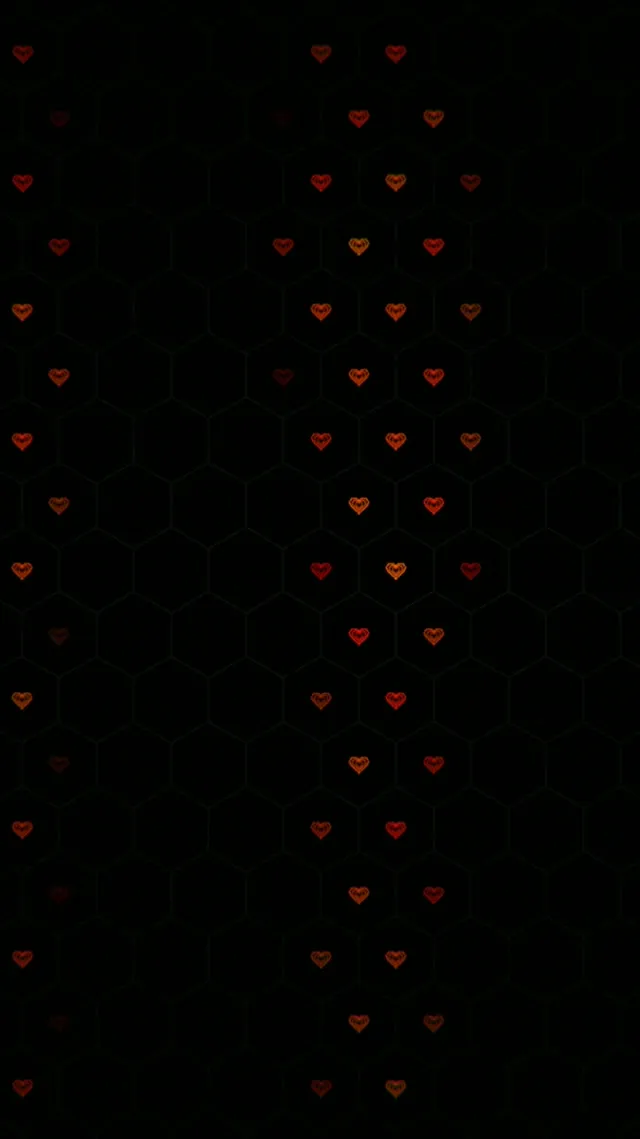 9:16 Reels Red Heart Rain 60fps Live Wallpaper Screensaver VJ Loop