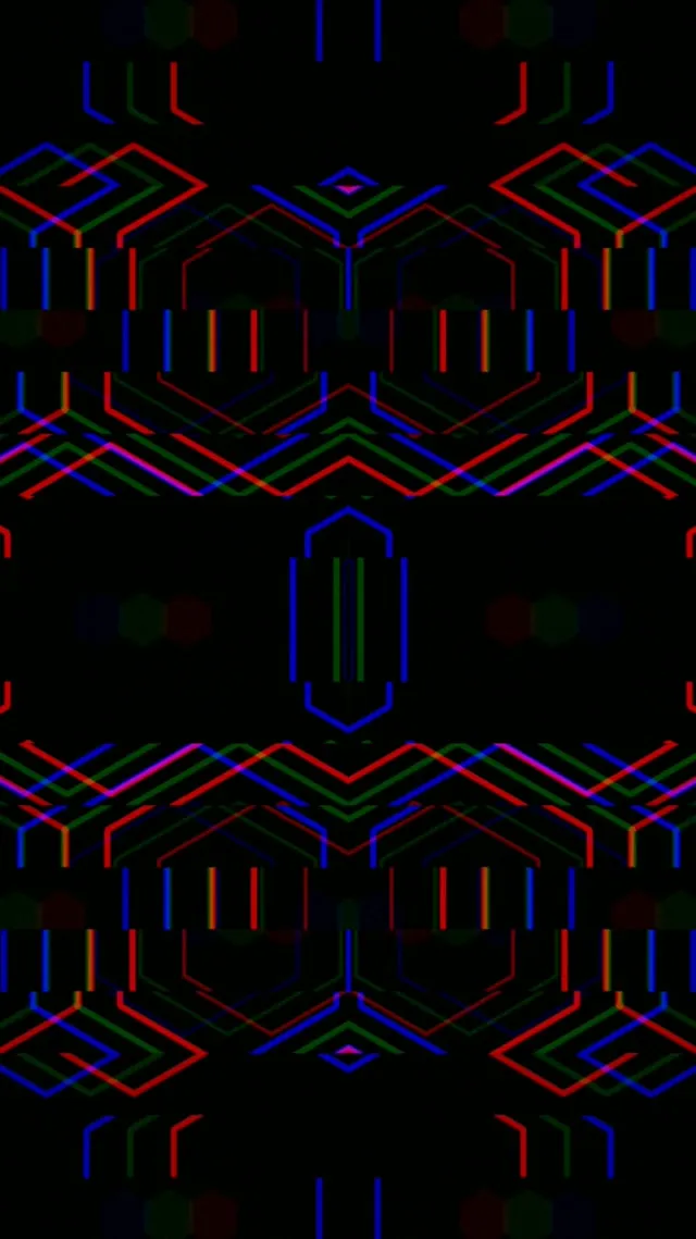 9:16 Reels | Vibrant Multicolor Neon Geometric 60fps Live Wallpaper