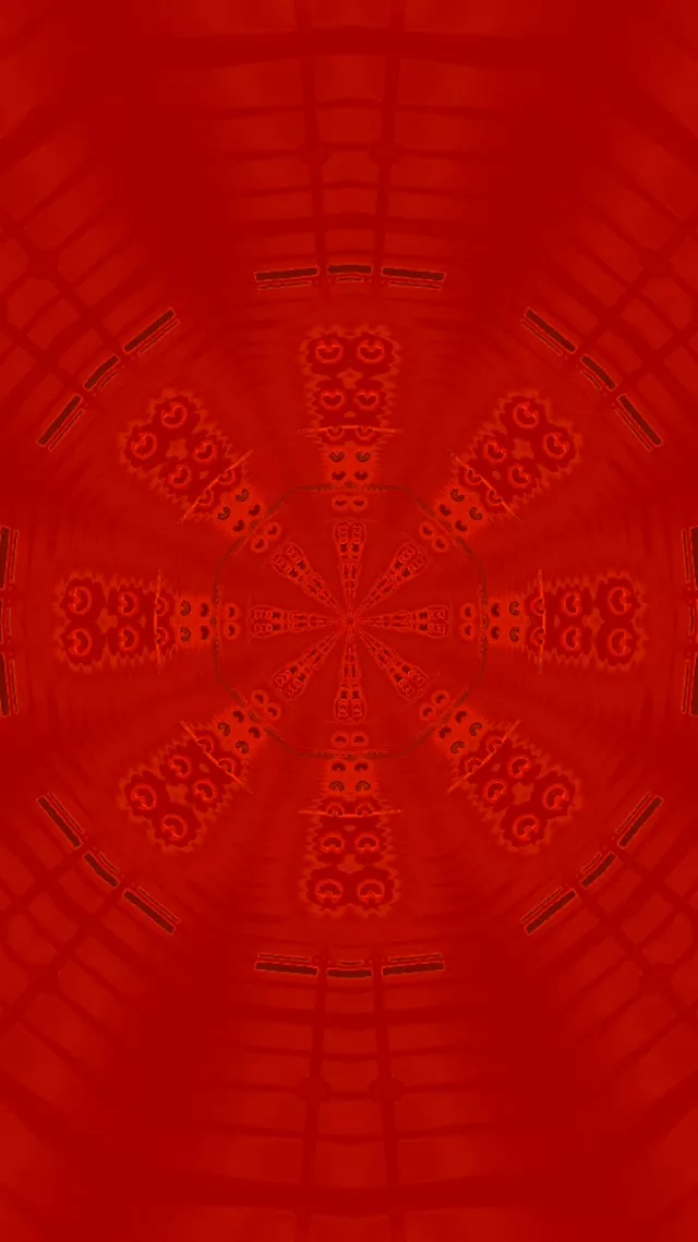 9:16 příběhy zářivý červený neonový tunel spirálové kroužky 60fps spořič živá tapeta