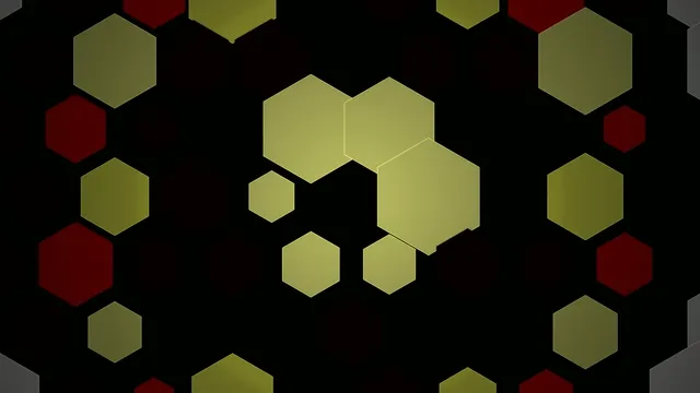 Abstract 3D Hexagons Motion Background 4K