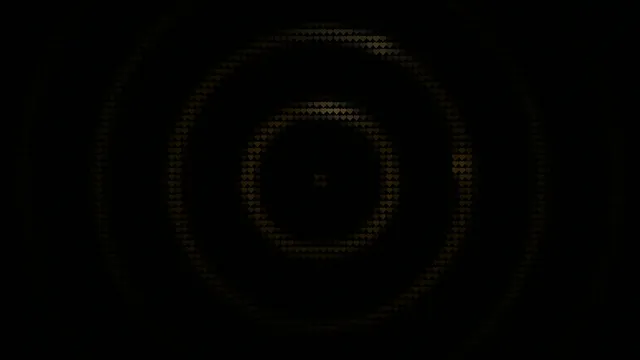 Abstract 4K geometric motion background with gold diamond patterns