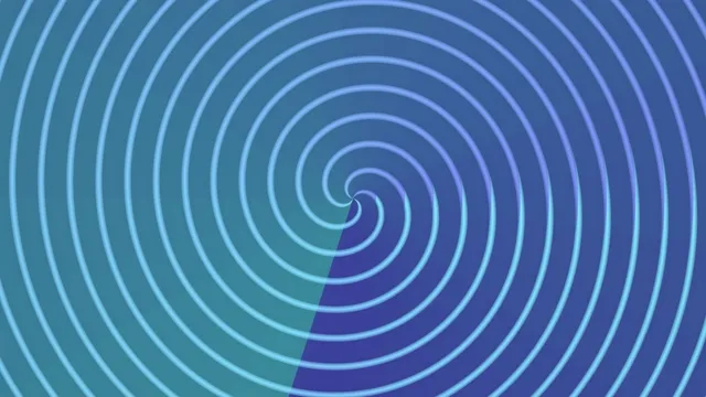 Abstract Blue Spiral Tunnel Motion Graphics Animation