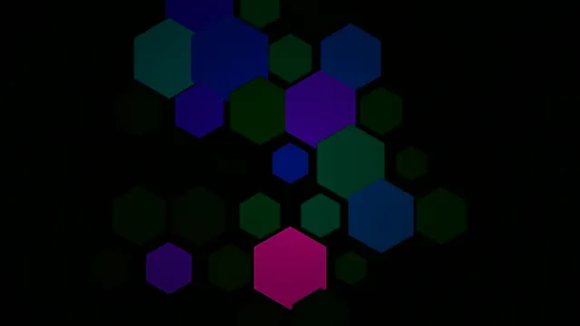 Abstract Colorful Hexagons 4K Motion Graphics