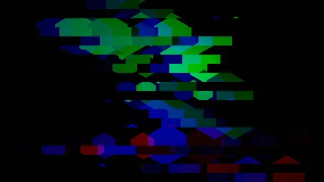 Abstract Digital Architecture 4K Glitch Animation