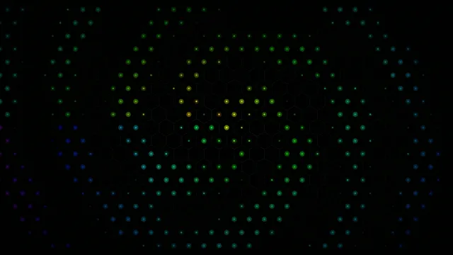 Abstract Digital Network Particles Animation 4K