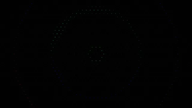 Abstract Digital Particles Network Dark Background