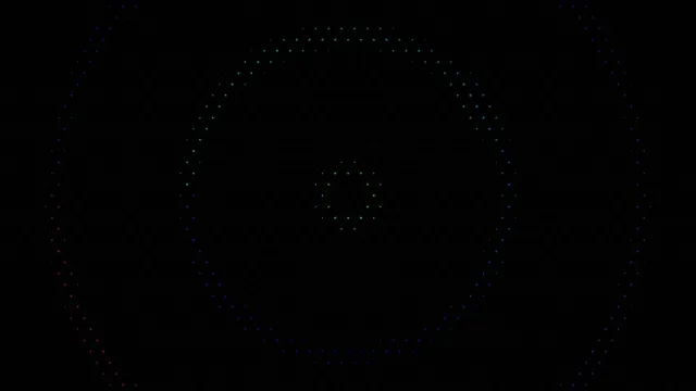 Abstract Digital Particles Network Motion Graphics