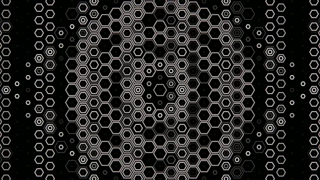 Abstract geometric hexagon pattern 4K motion background loop