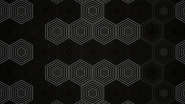 Abstract Geometric Hexagon Pattern Animation