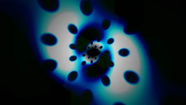 Abstract Glowing Particles 4K Motion Graphics