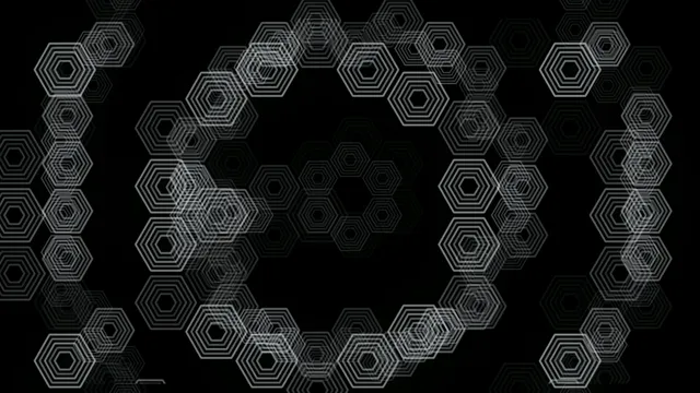 Abstract Hexagon Geometry Motion 4K