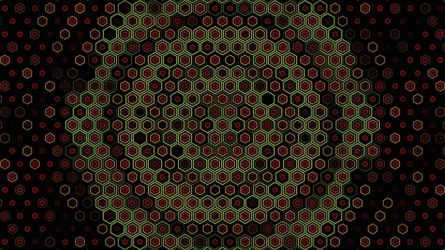 Abstract Hexagon Grid Animation 4K UHD