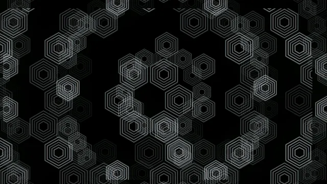 Abstract Hexagon Grid Motion Background 4K