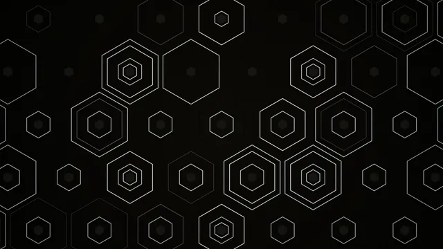 Abstract Hexagon Grid Motion Background 4K
