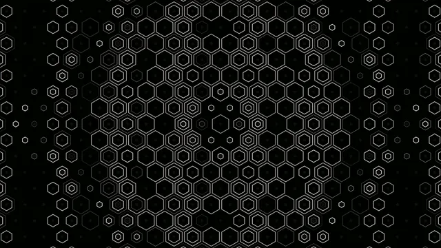 Abstract Hexagon Grid Motion Background 4K