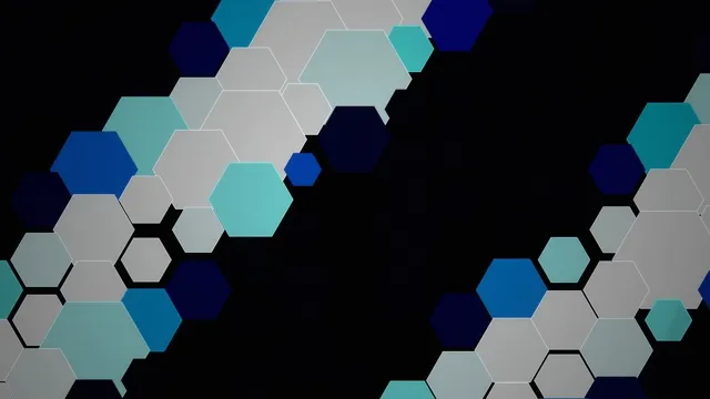 Abstract Hexagon Mosaic Animation 4K