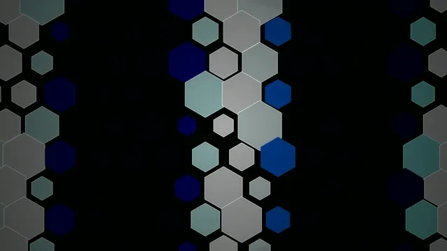 Abstract Hexagon Mosaic Motion Graphics 4K
