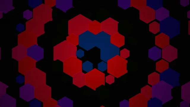Abstract Hexagon Pattern 4K Motion Graphics