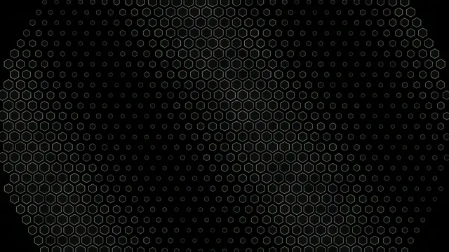 Abstract Hexagon Pattern Grid Animation 4K