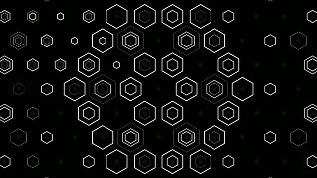 Abstract Hexagon Pattern Motion Graphics 4K