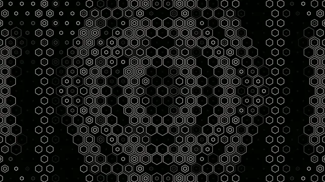 Abstract Hexagon Pattern Motion Graphics 4K