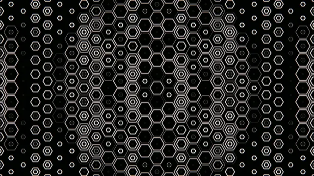 Abstract Hexagon Pattern Moving Background 4K