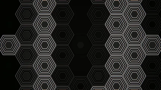 Abstract Hexagon Pattern Tech Background Loop