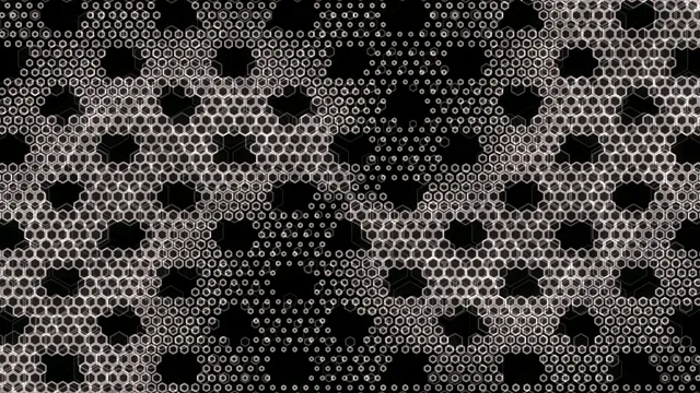 Abstract Hexagonal Geometric Pattern Motion