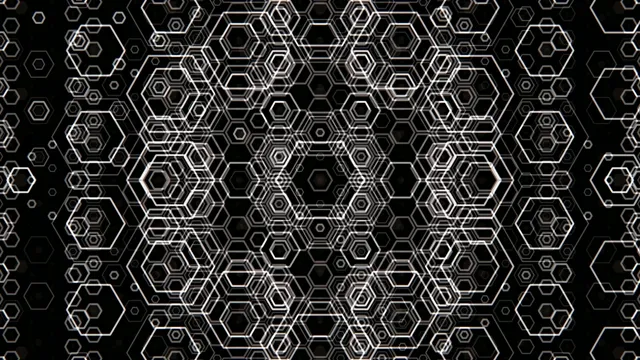Abstract Hexagonal Grid 4K Motion Background