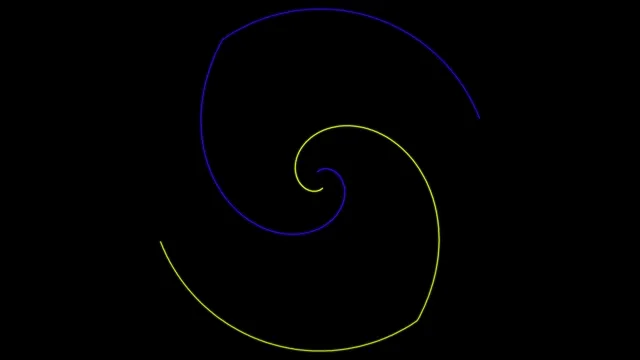 Abstract Neon Spiral Animation 4K Ultra HD