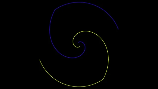 Abstract Neon Spiral Lines 4K Ultra HD