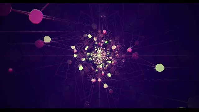 Conexiones Red Púrpura Abstracta VJLoops - Fondo Movimiento Web Neural Digital...