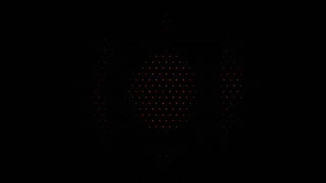 Abstract Red Particles Digital Network Animation