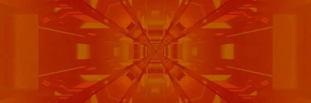Neon Tunnel Golden Symmetry Vortex Vj Loop 3:1 Triple Wide 60fps Screensaver