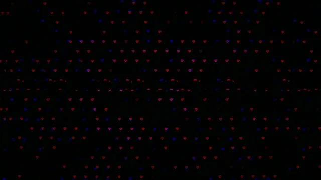 Animated floating hearts 4K UHD background loop for video projects