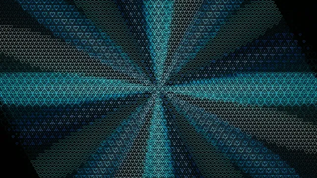 Animated Heart Pattern Transition - 4K Digital Background