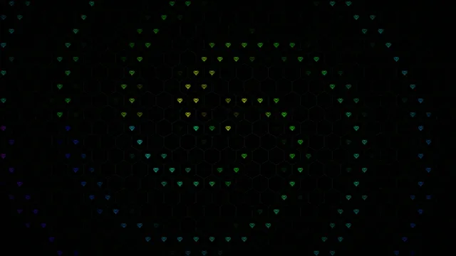 Animated neon hearts 4K ultra HD looping background for broadcast